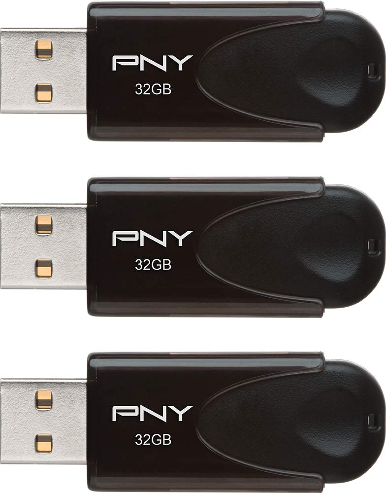 PNY 32GB AttachÃ© 4 USB 2.0 Flash Drive 3-Pack - Image 2